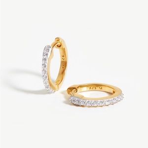 Missoma Classic Pave Huggies